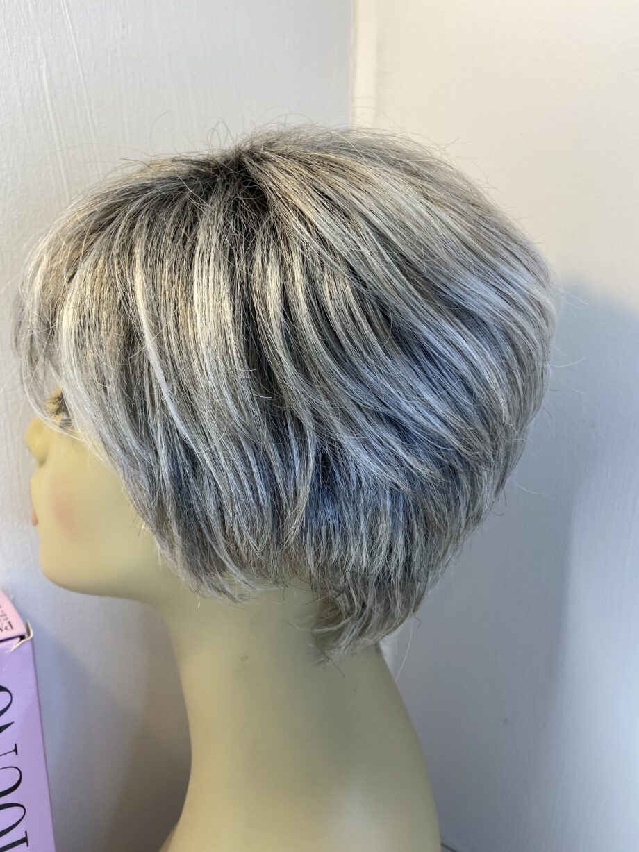 Paul young rooted grey wig. Bgss697