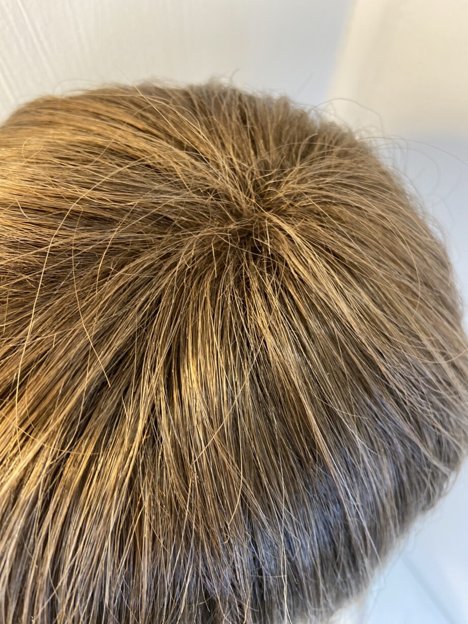 Judy plum short brown boxed wig. Bbrms702