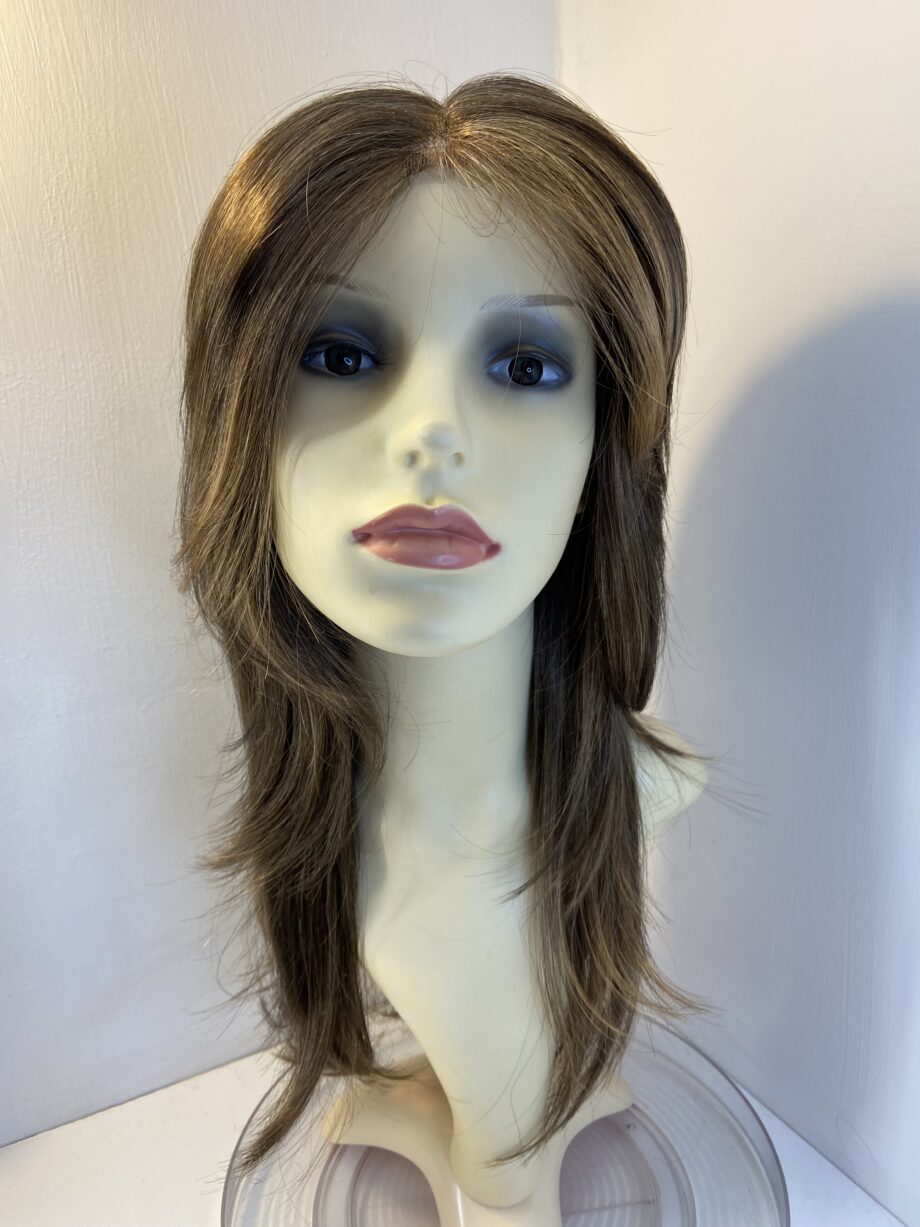 As new long brown wig. Brls212