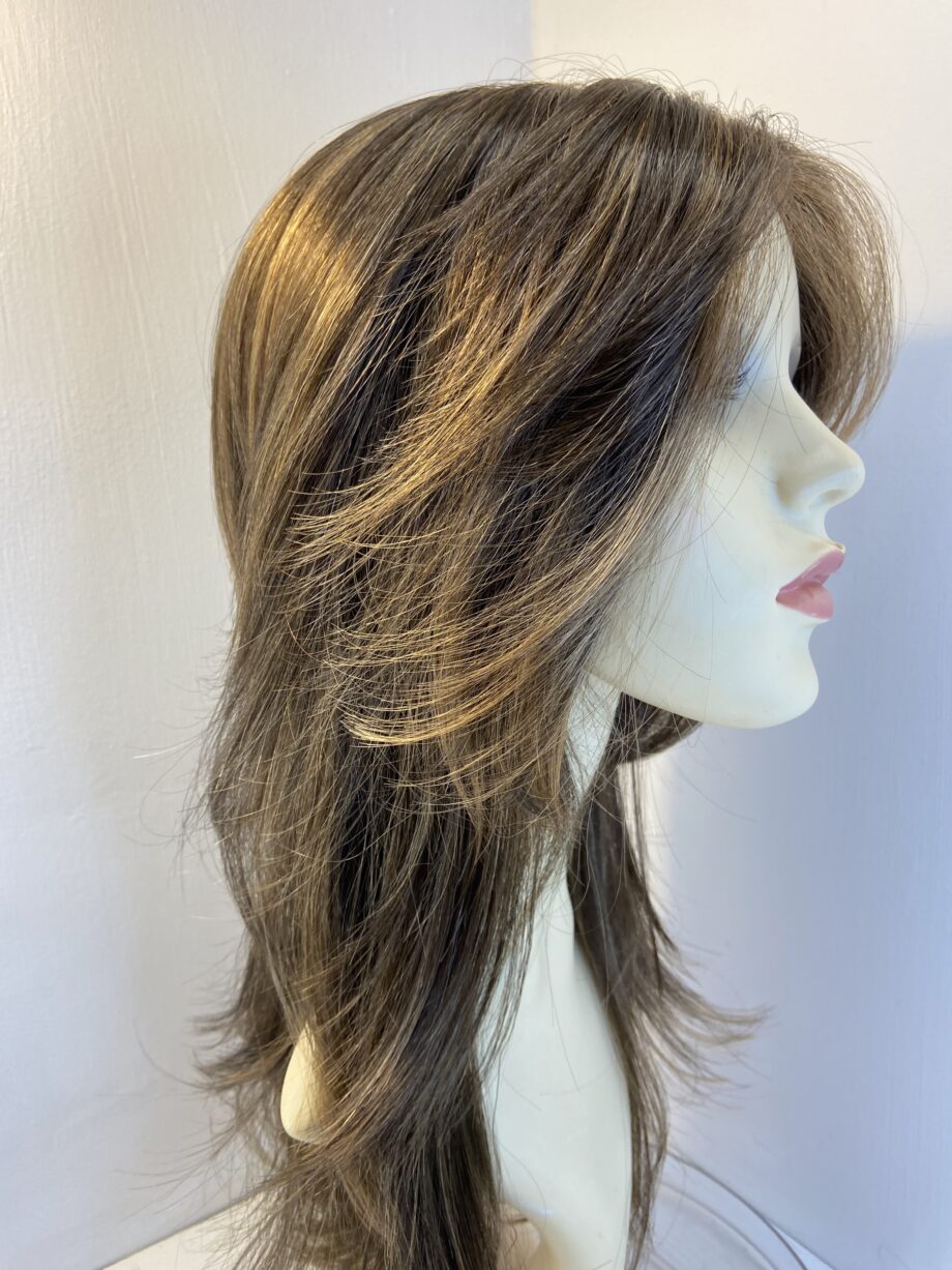 As new long brown wig. Brls212