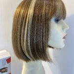 Highlighted brown wig. Bblms702
