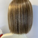 Highlighted brown wig. Bblms702