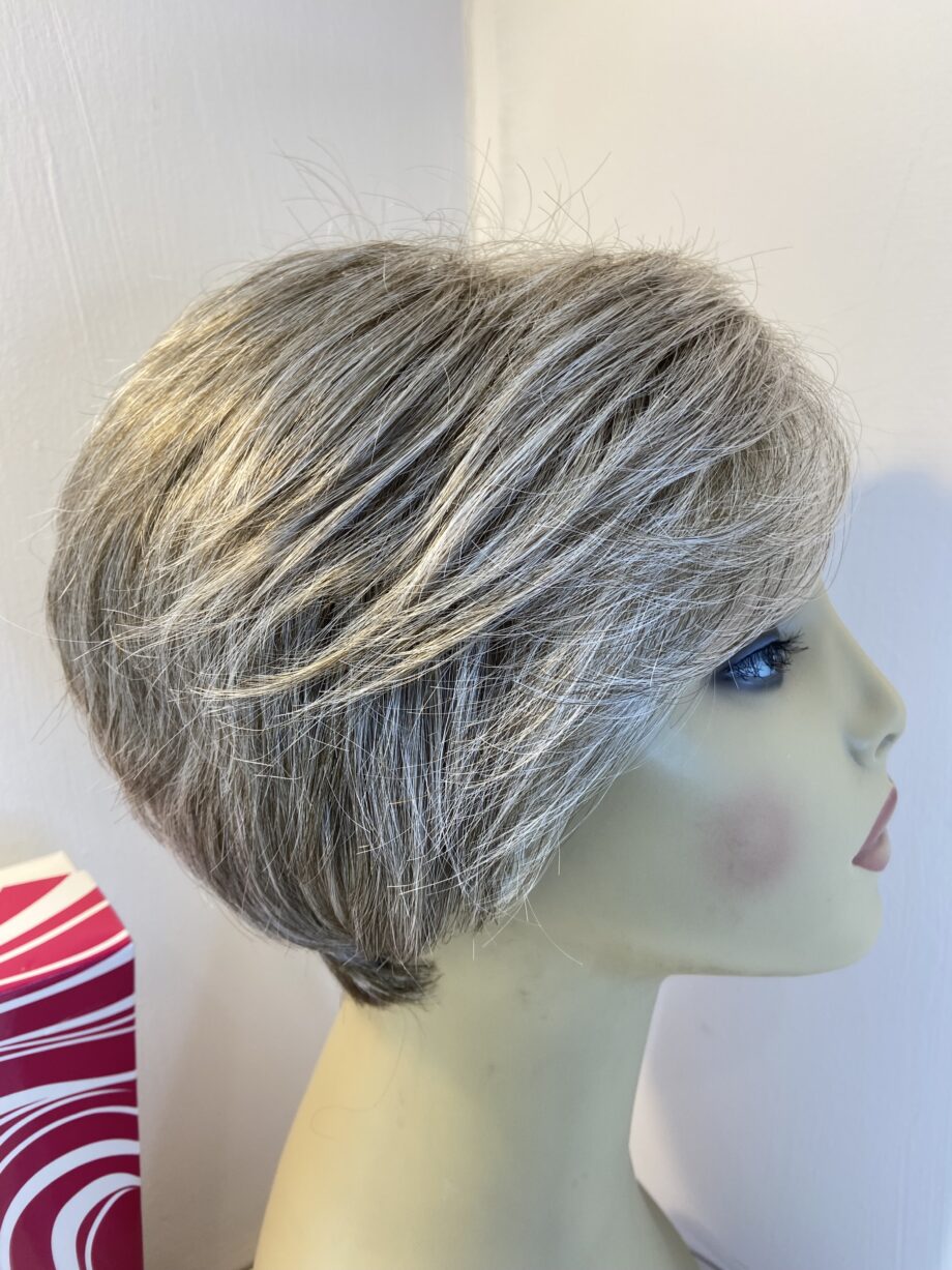 Smoky grey short as new wig. Bgss703