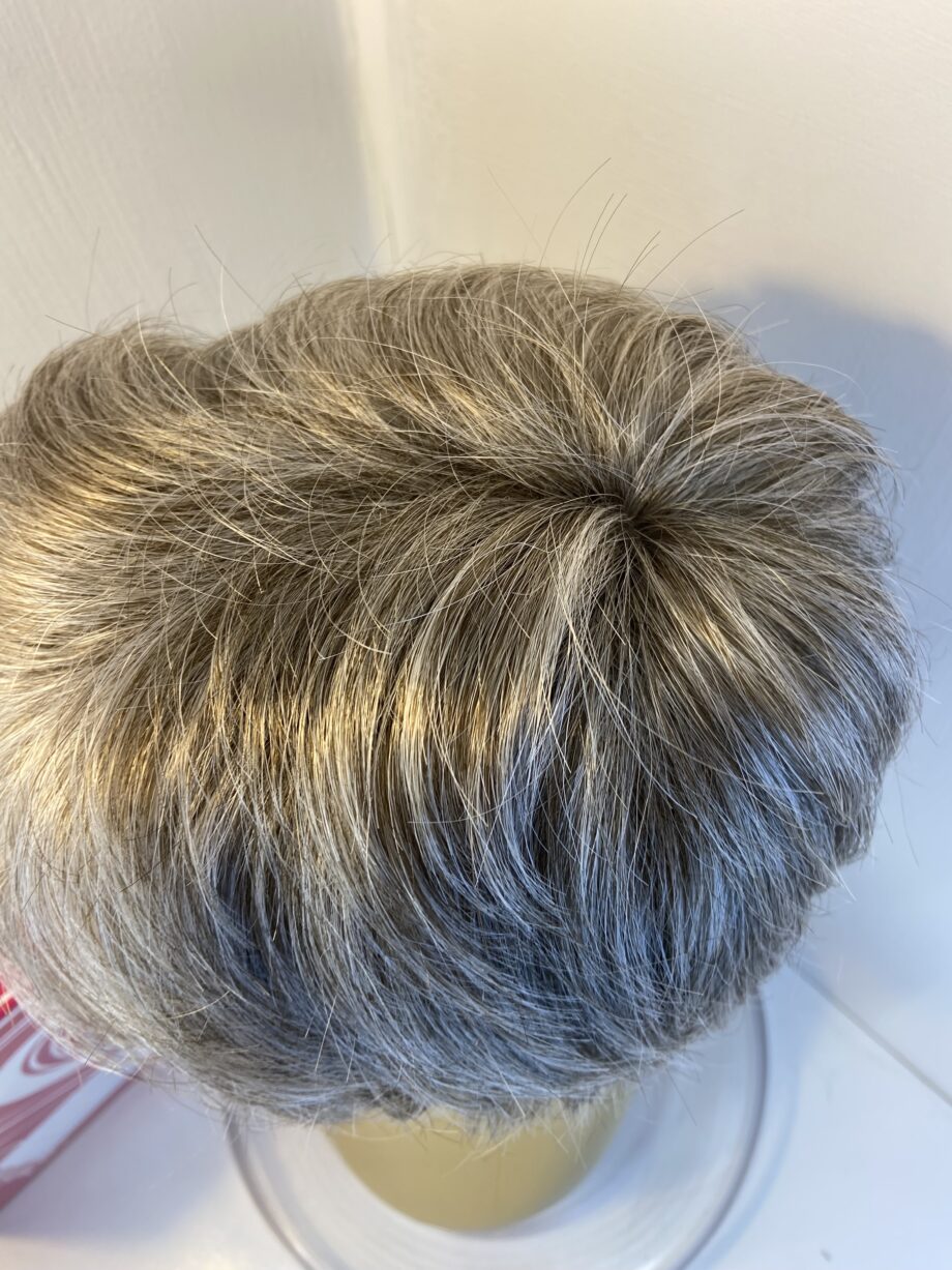 Smoky grey short as new wig. Bgss703
