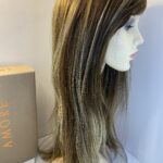 As new stunning long brown Rene of Paris wig. Bbrls704