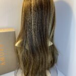 As new stunning long brown Rene of Paris wig. Bbrls704