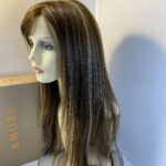As new stunning long brown Rene of Paris wig. Bbrls704