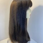 Long dark brown wig. Brls3391