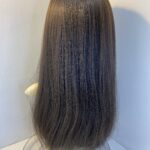 Long dark brown wig. Brls3391
