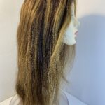 Long drown highlighted wig. Brls3393