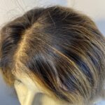 Long drown highlighted wig. Brls3393