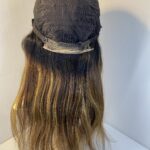 Long drown highlighted wig. Brls3393