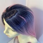 Pink with dark roots. Pink5049
