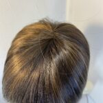 Dark brown shiny wig. Bess844