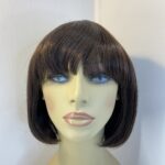 Chocolate brown mid  length wig. Brms846