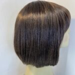 Chocolate brown mid  length wig. Brms846