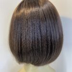 Chocolate brown mid  length wig. Brms846