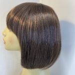 Chocolate brown mid  length wig. Brms846