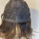 Chocolate brown mid  length wig. Brms846
