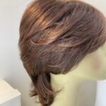 New burgundy short wavy wig. Bbrss731