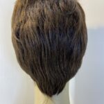 Dark brown as new short wig. Brss309
