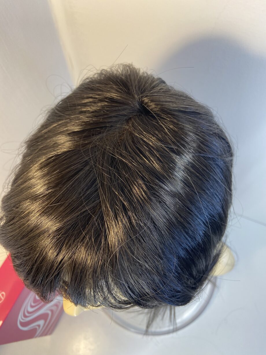 Stunning long brown dimples wig. Bbrlw752