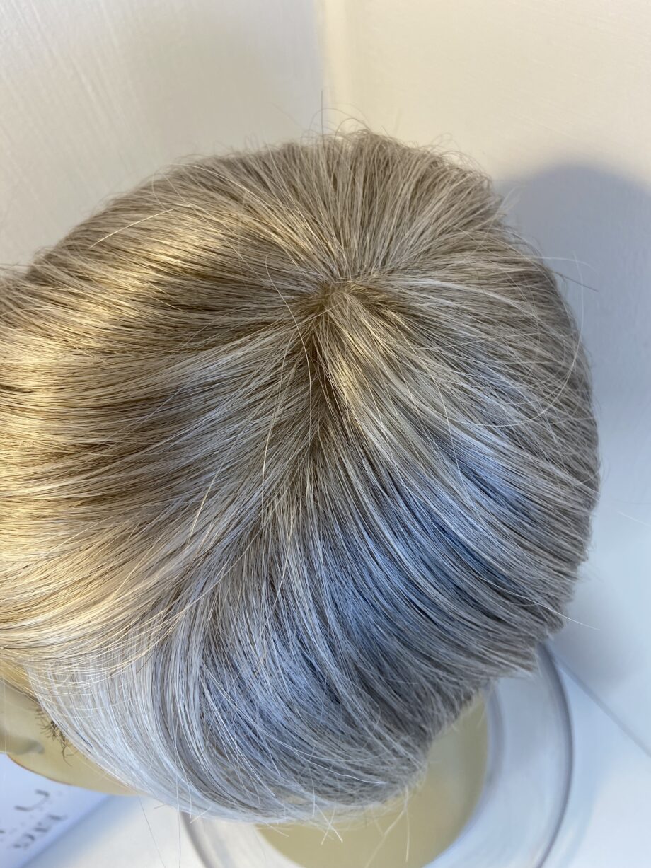 As new lotus silver grey white  wig. Bgms754