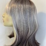 Stunning new grey / brown wig. Gls153