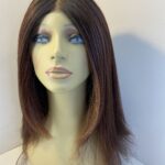 Long reddish brown wig. Brls159