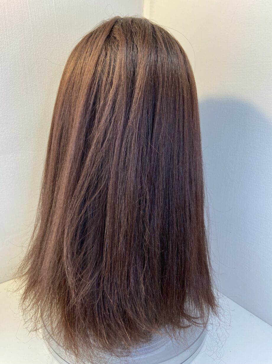 Long reddish brown wig. Brls159