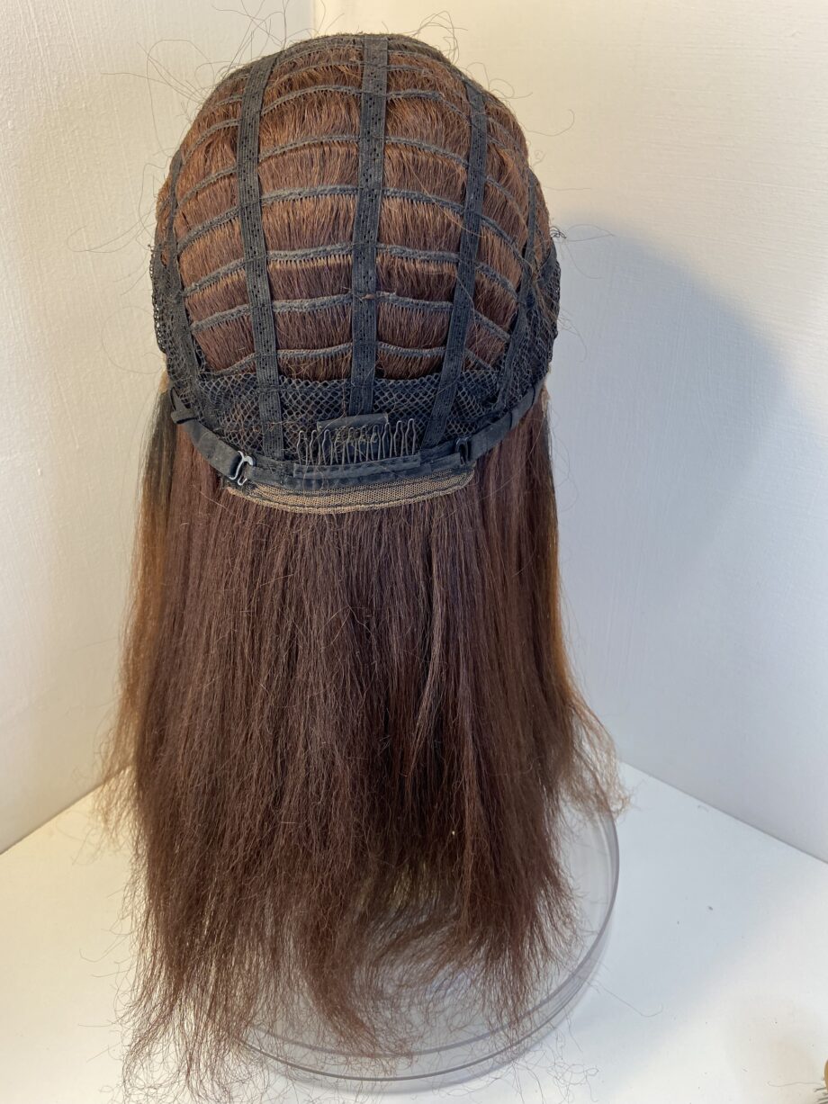 Long reddish brown wig. Brls159