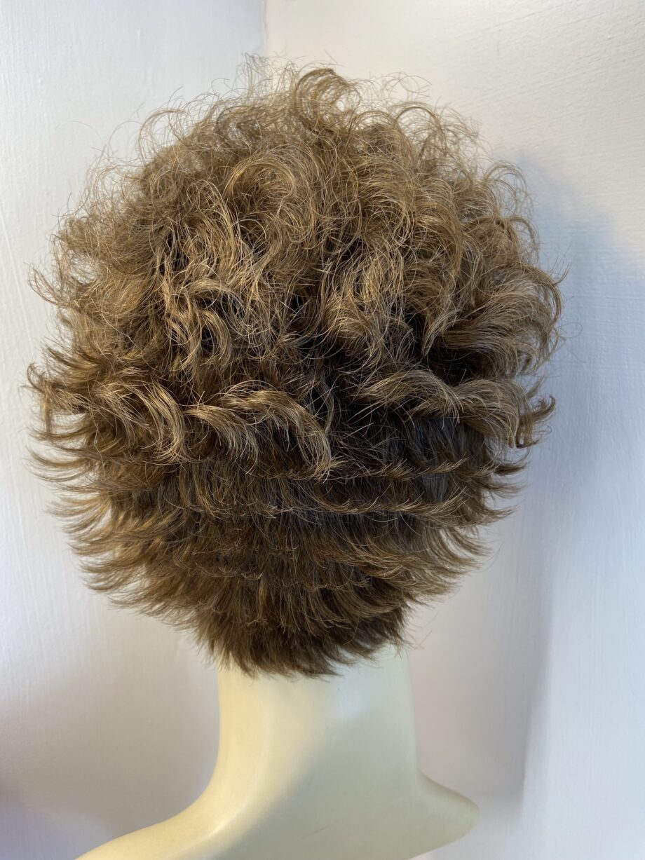 Curly short brown wig. Bbrsc785