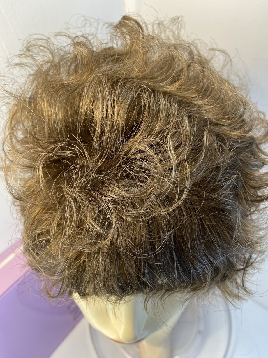 Curly short brown wig. Bbrsc785