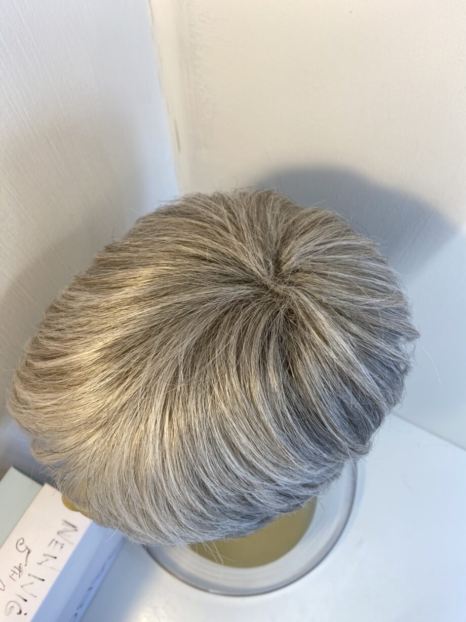 Silver grey short Gabor wig. Bgss787