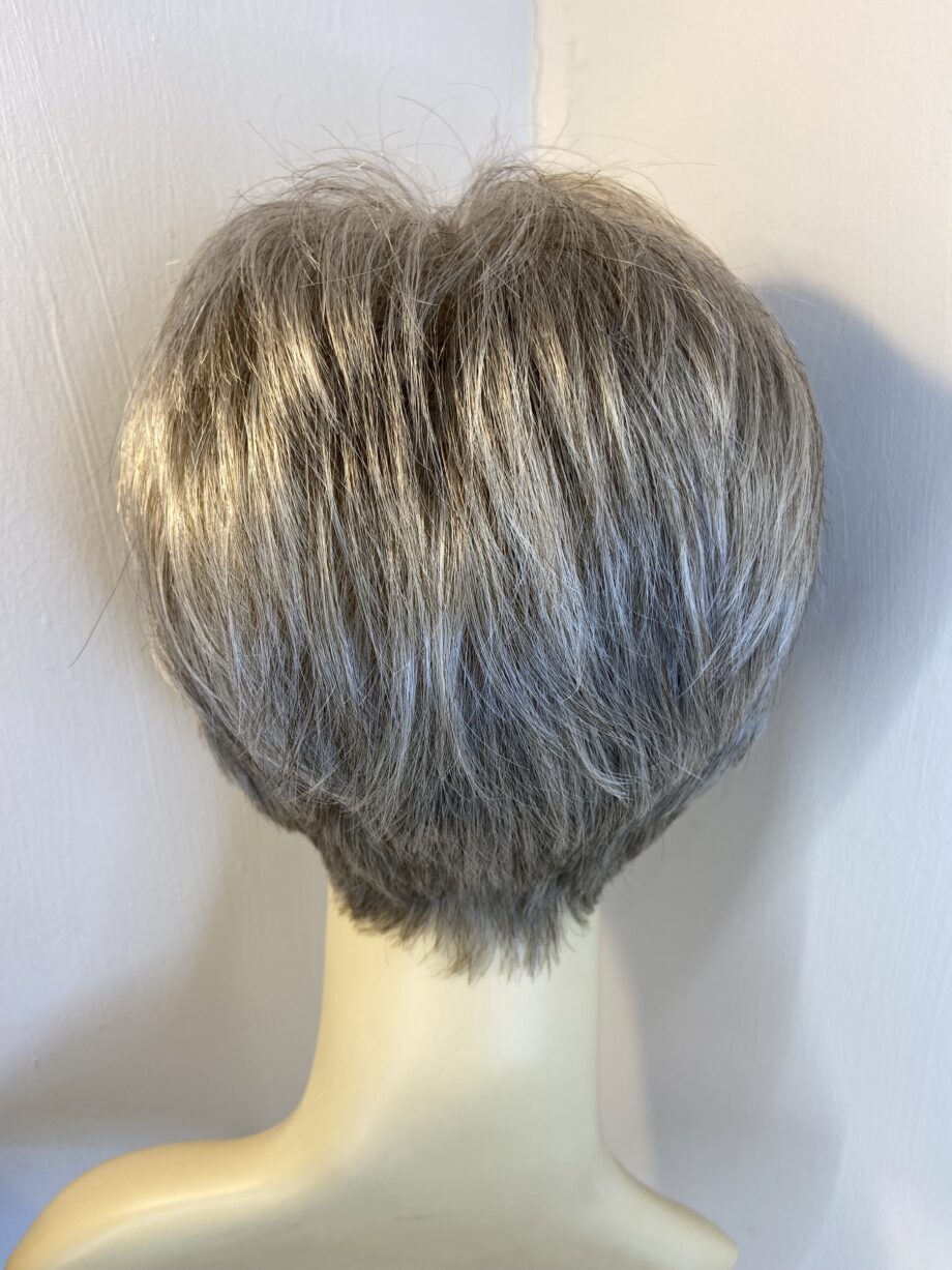Silver grey short Gabor wig. Bgss788