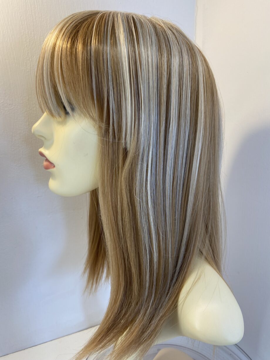 Blonde highlighted long wig. Blls854
