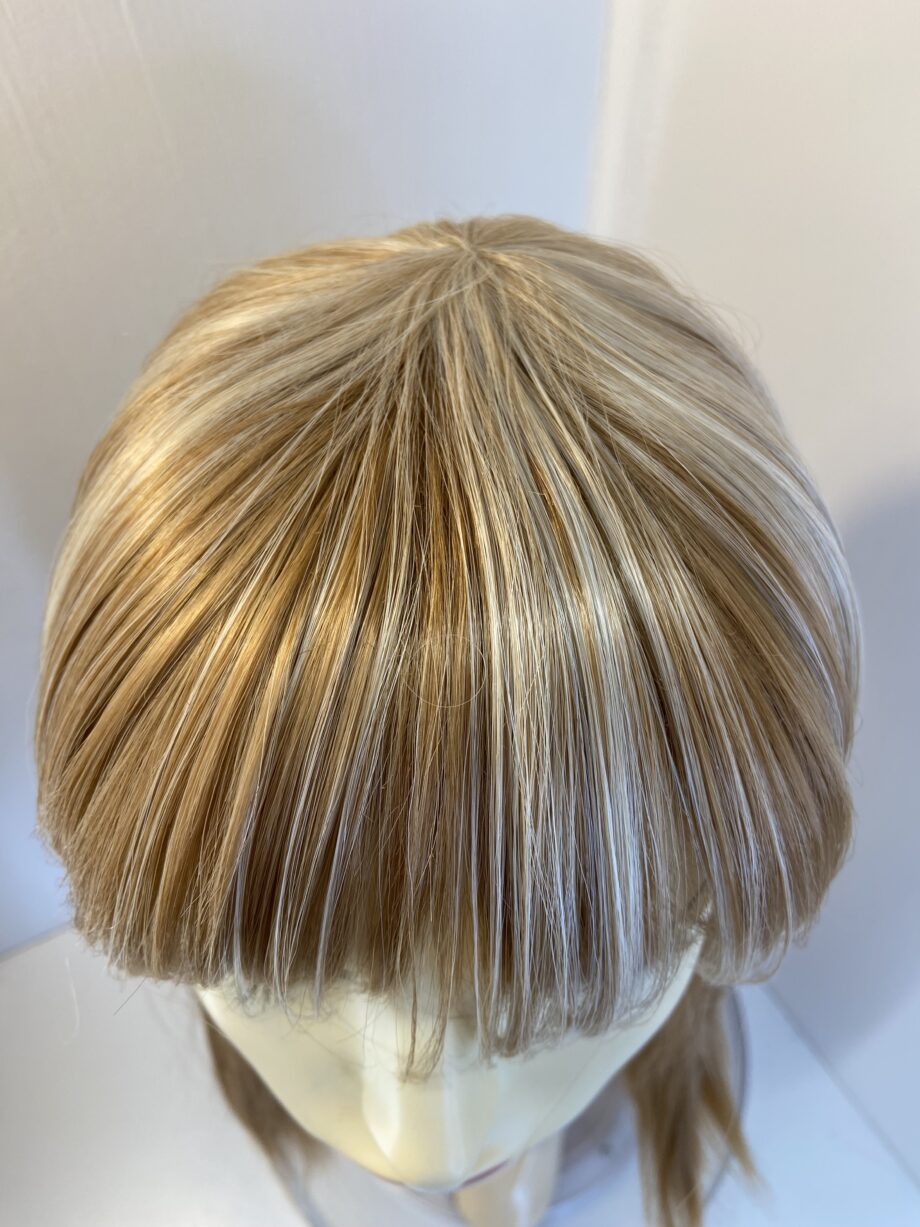 Blonde highlighted long wig. Blls854