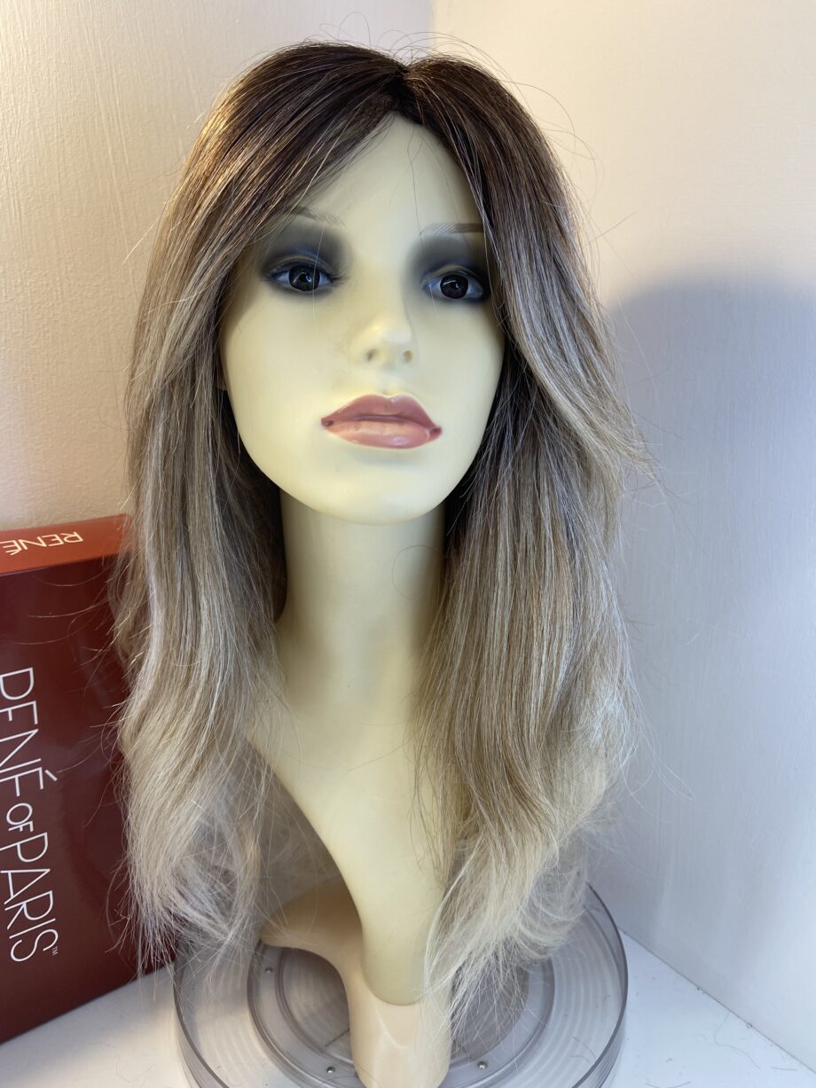 Extra long blonde rooted designer wig. Bbllw800