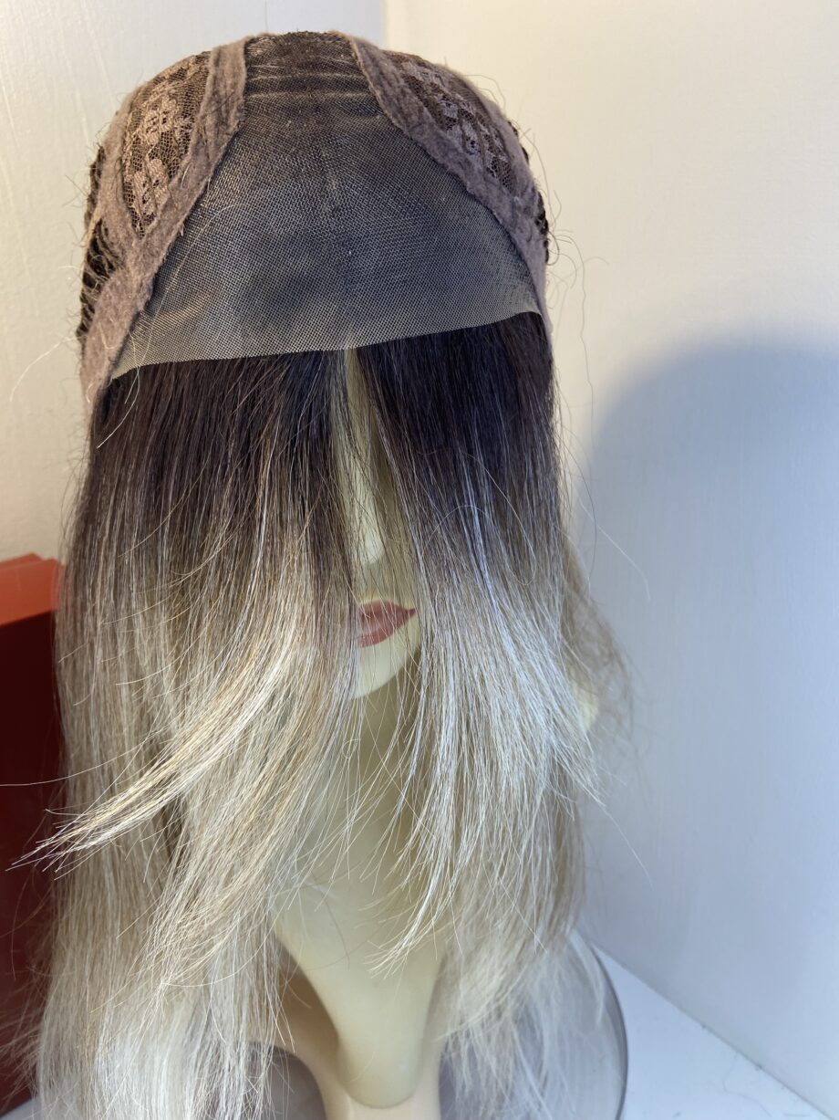 Extra long blonde rooted designer wig. Bbllw800