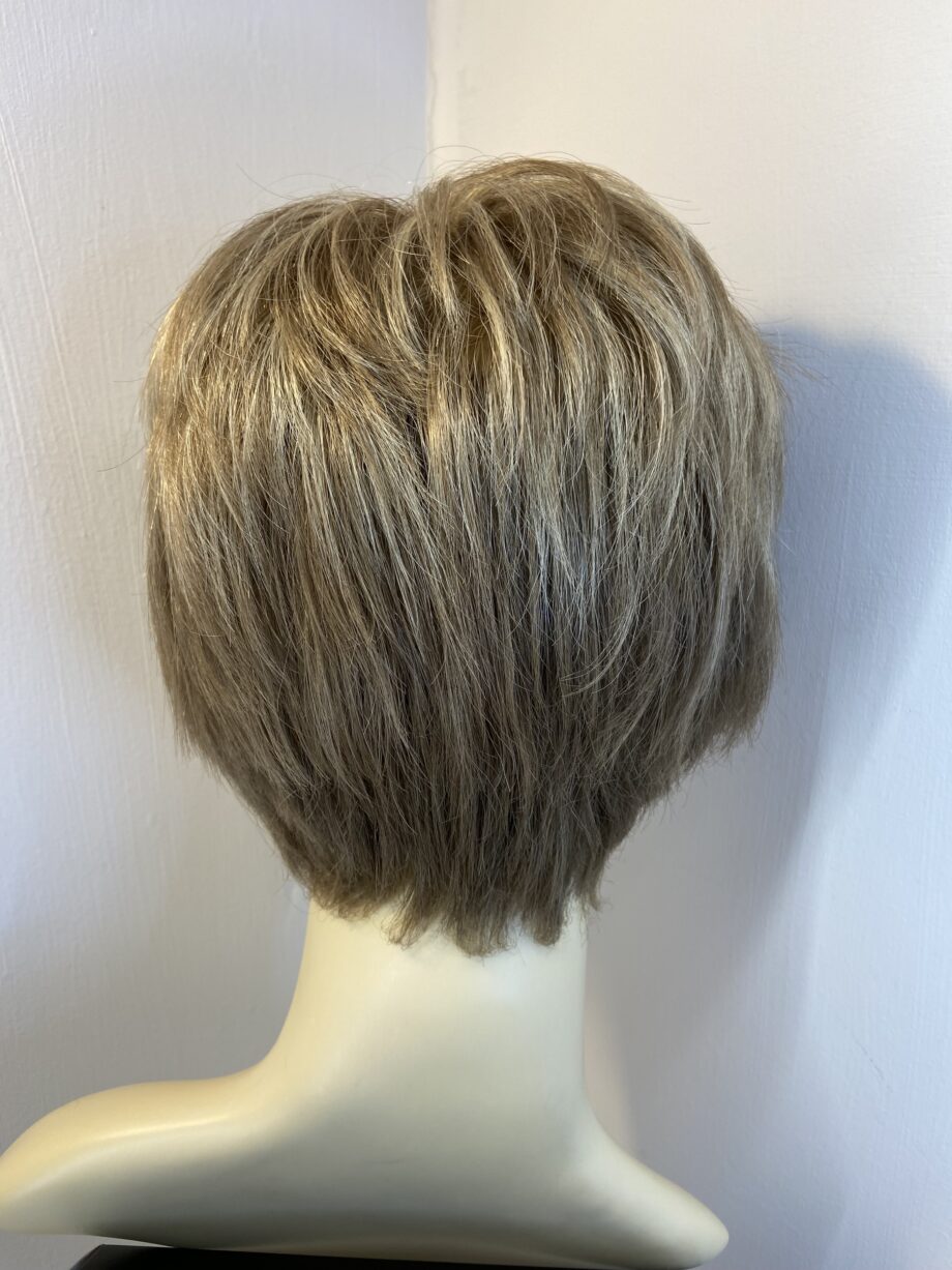 Blonde short soft designer wig. Bbrss795