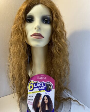 Very long red curly wig. Rlc307