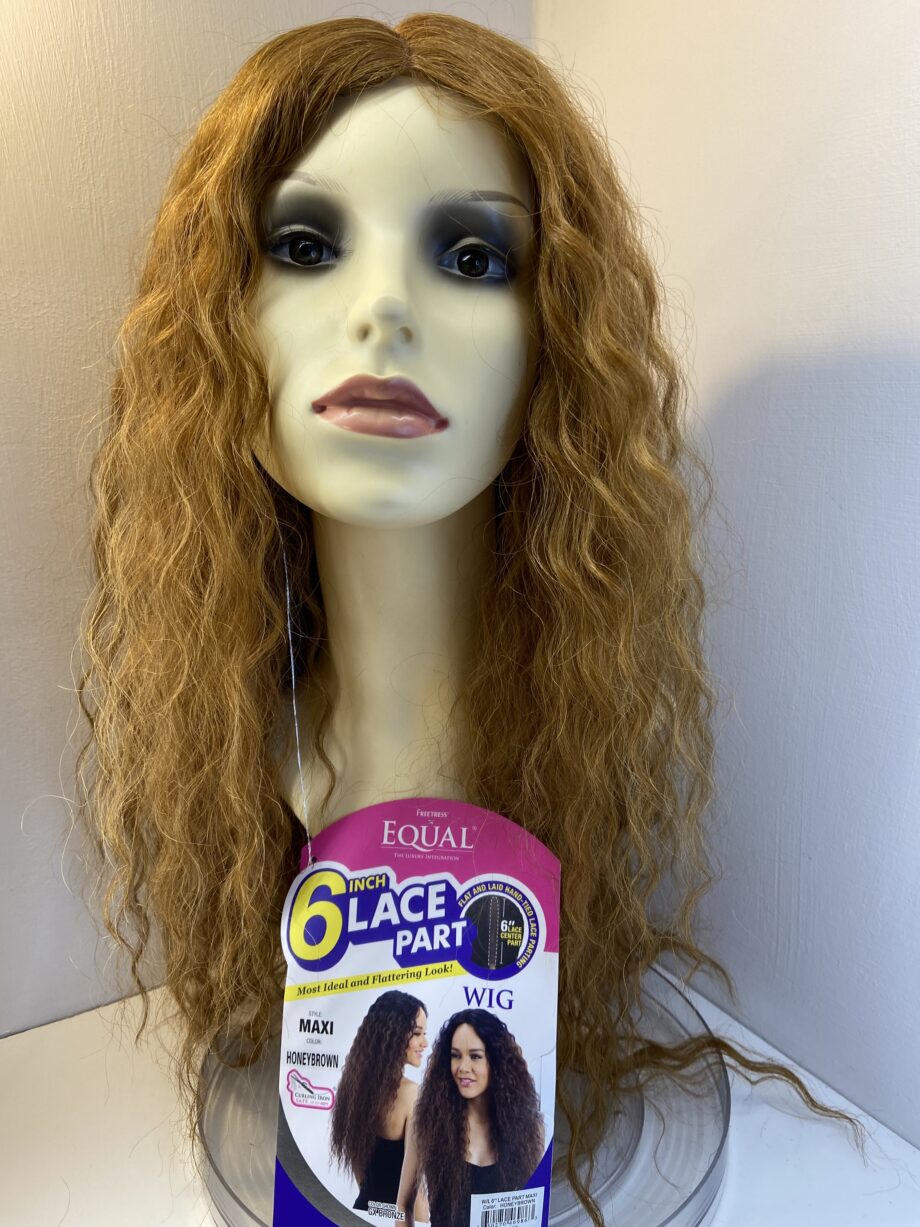 Very long red curly wig. Rlc307
