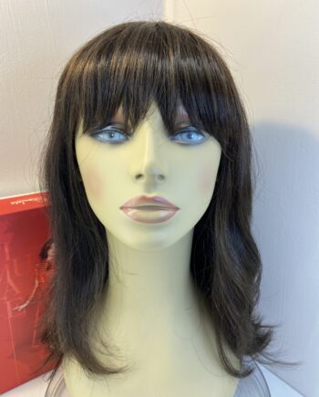 Boxed dark brown wig. Bbrlw796