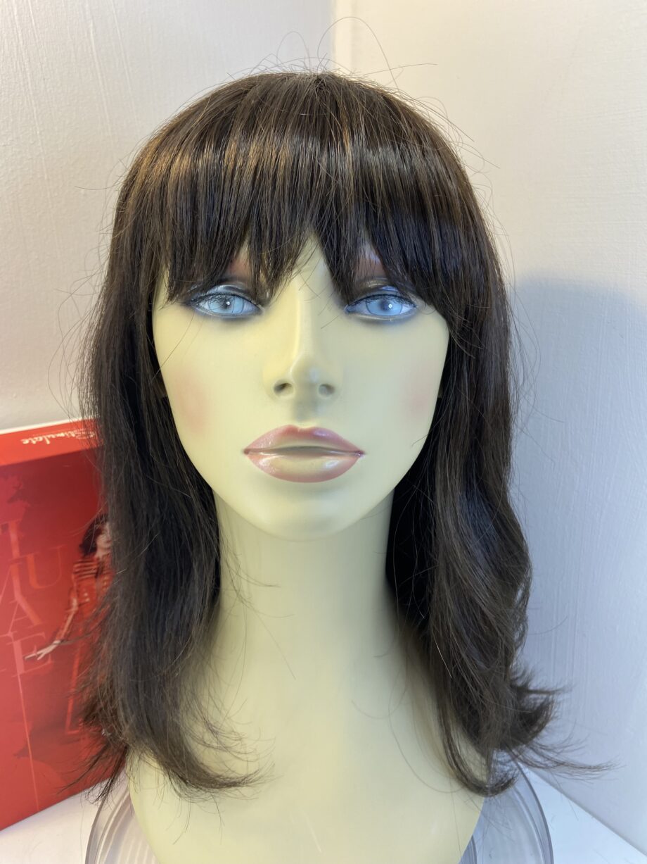Boxed dark brown wig. Bbrlw796