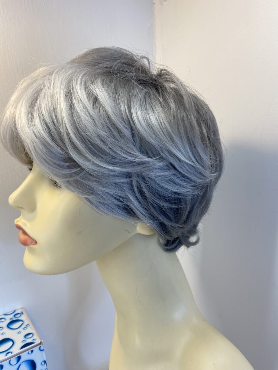 Dark silver grey wig. Bgss801