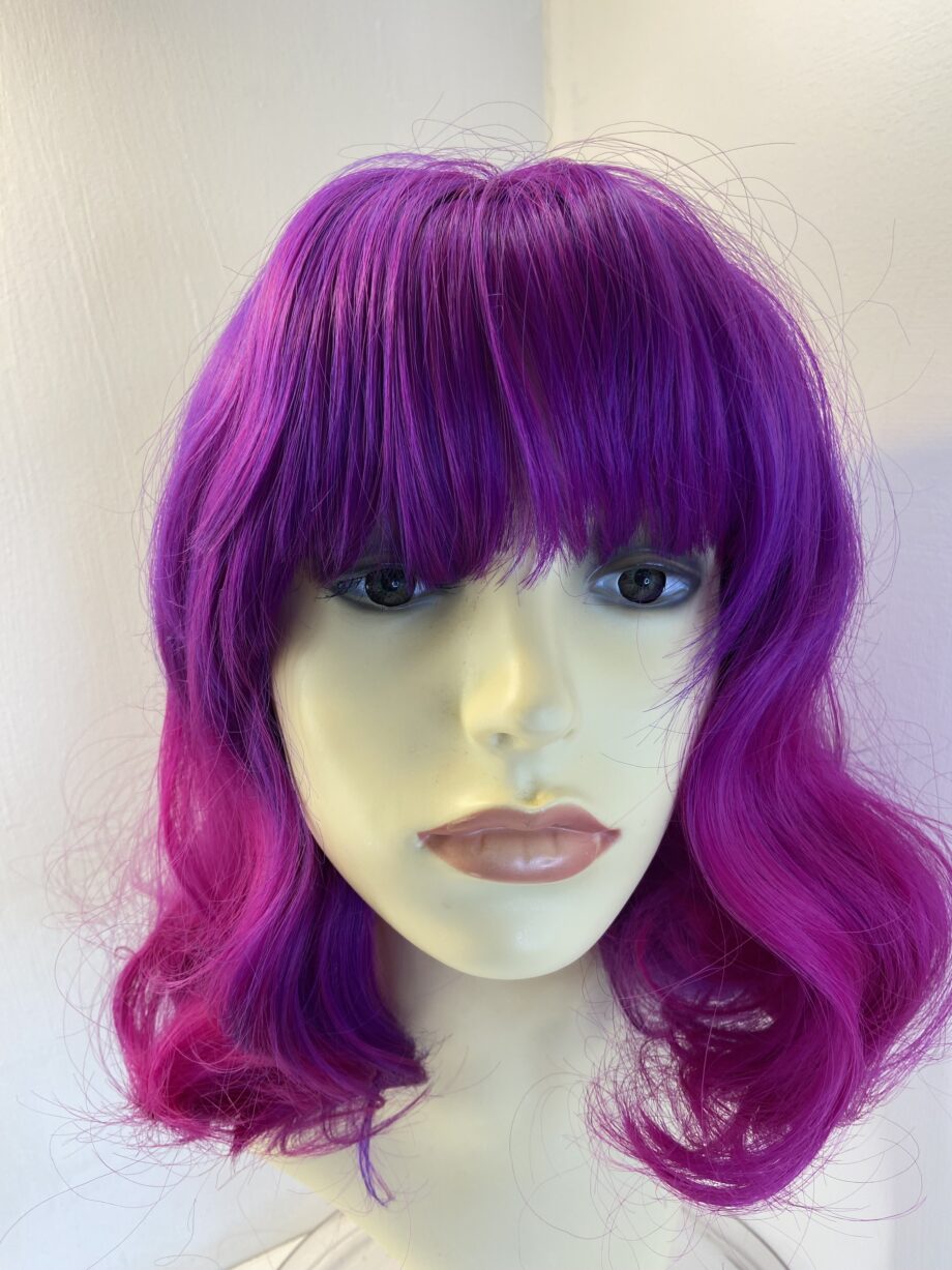 New long purple wig. Purplelw515