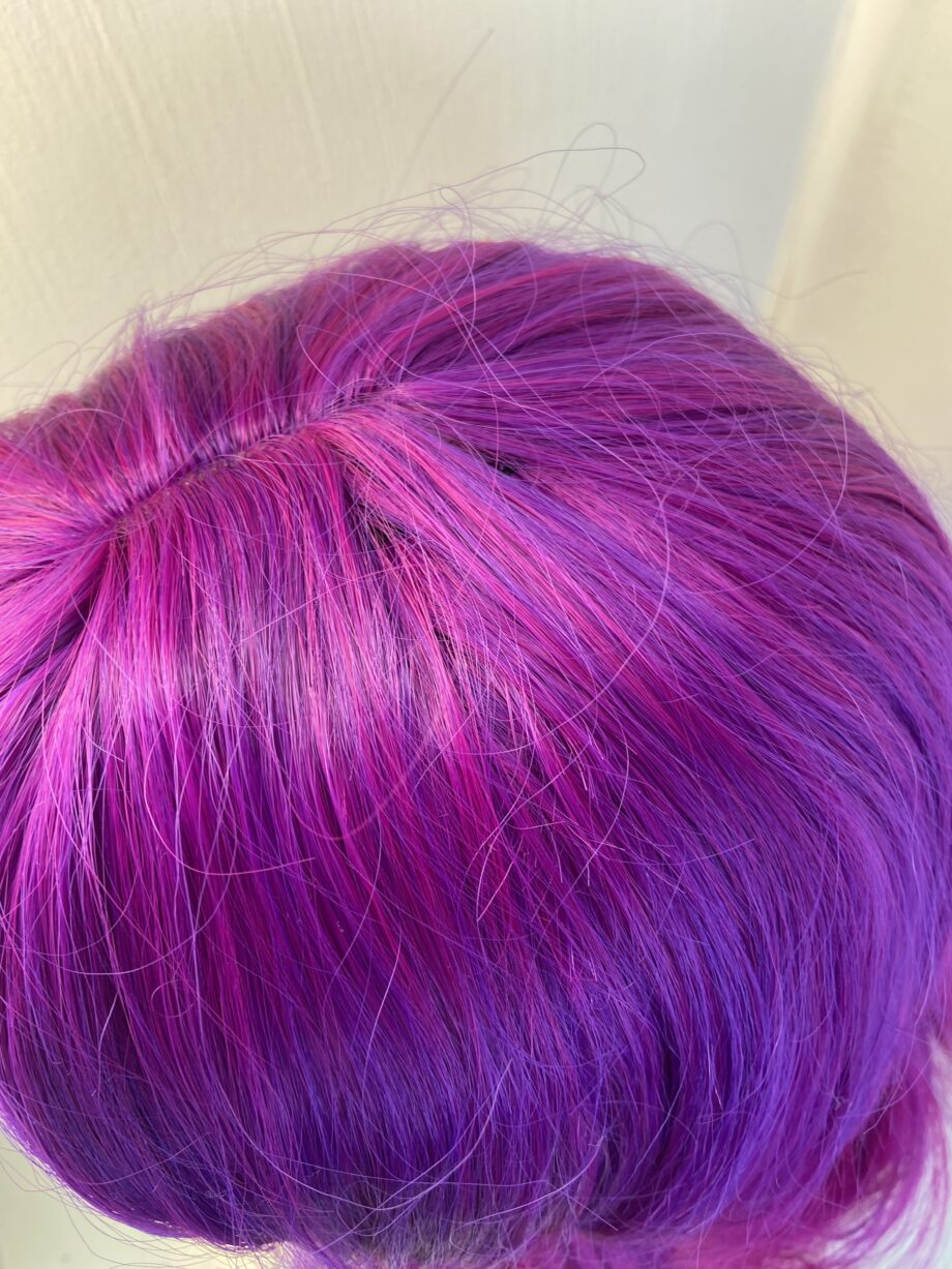 New long purple wig. Purplelw515