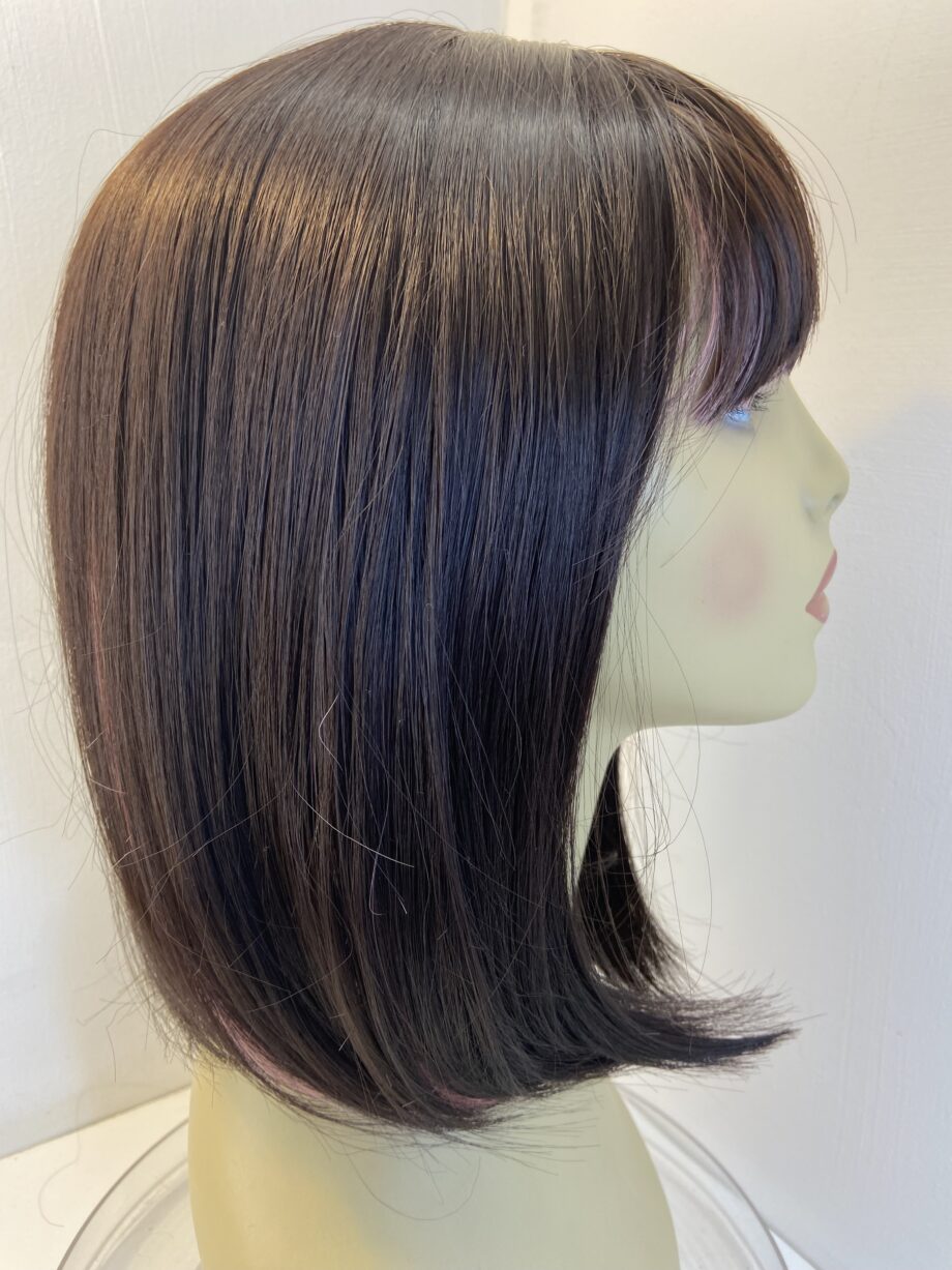 Brown/pink wig. Brpls516