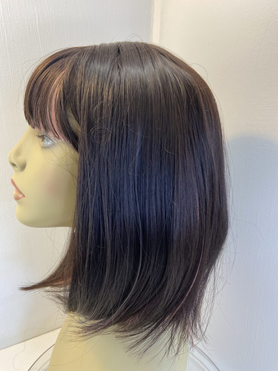Brown/pink wig. Brpls516