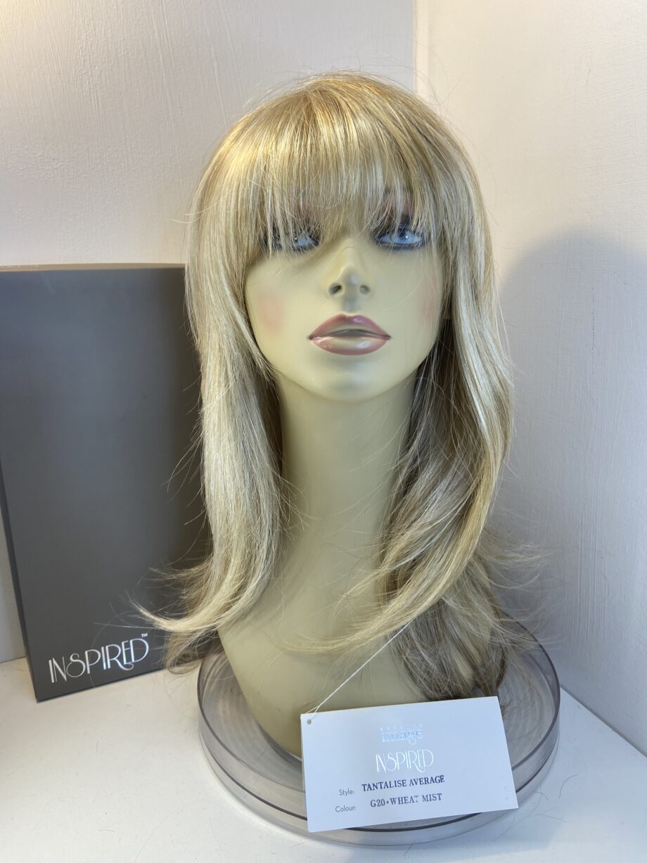 New wheat mist long designer wig. Bblls812